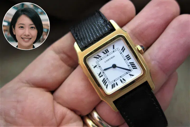Restored Cartier Santos-Dumont watch
